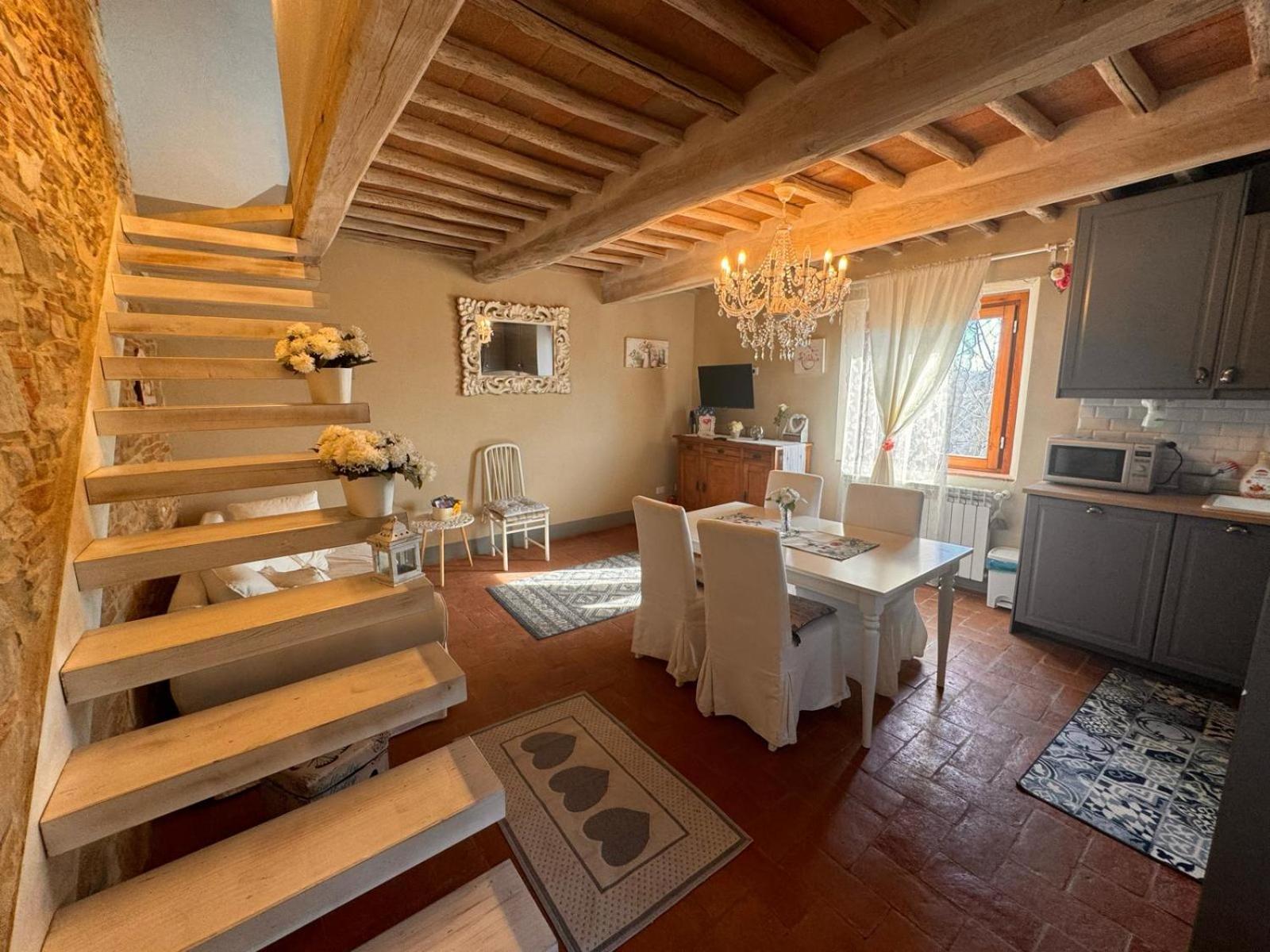 Dolce Cuore Luxe Apartment Chianti Florence Male Romantyczne Mieszkanie San Donato in Poggio 外观 照片